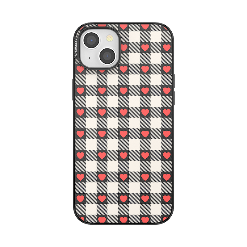 Heartbreaker Gingham &mdash; iPhone 15 Plus MagSafe Case image number 0