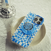 Enamel Lace Blue Vermeer &mdash; MagSafe PopGrip image number 5
