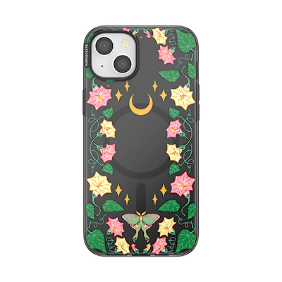 Moon Flower &mdash; iPhone 15 Plus MagSafe Case
