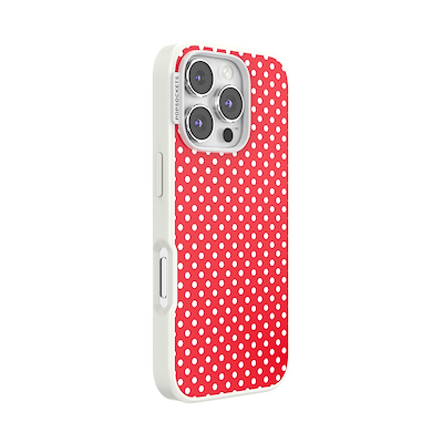 Secondary image for hover Cherry Red Polka Dot &mdash; iPhone 16 Pro MagSafe Case