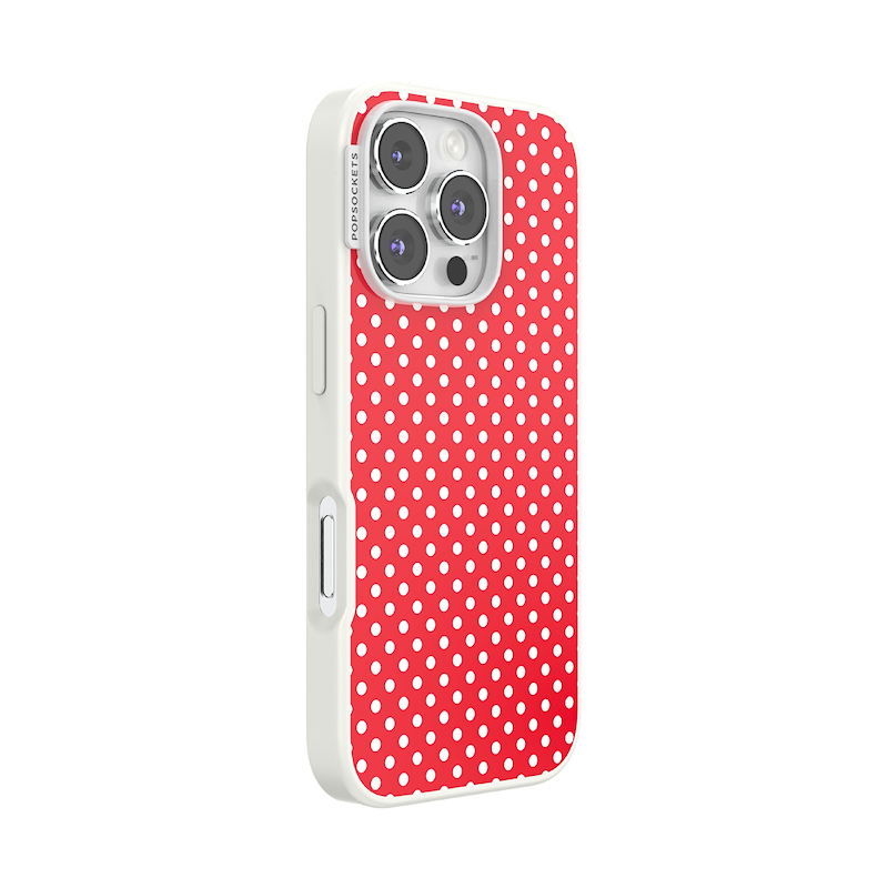 Cherry Red Polka Dot &mdash; iPhone 16 Pro MagSafe Case image number 1