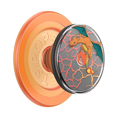 Backspin Charizard in Flight — MagSafe PopGrip