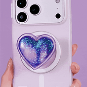 Tidepool Squishy Heart Lavender &mdash; MagSafe PopGrip image number 3