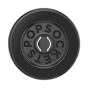 Crystal Heart Black Glitter &mdash;  MagSafe PopGrip image number 4