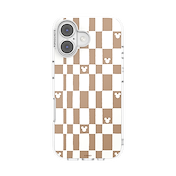 Mickey Latte Check &mdash; iPhone 17 MagSafe Case image number 1