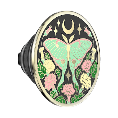 Enamel Luna Moth &mdash; PopTop