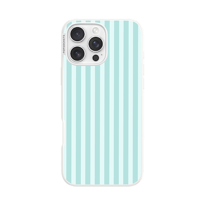 Mint Stripes &mdash; iPhone 16 Pro Max MagSafe Case
