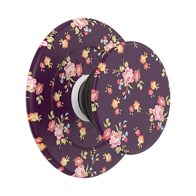 Ditsy Floral Noir &mdash; MagSafe PopGrip