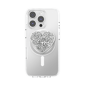 Confetti Heart Silver Sizzle &mdash; MagSafe PopGrip image number 5