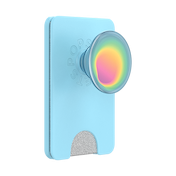 Butterfly Pea Blue Boca Aura &mdash; MagSafe PopWallet+ image number 1