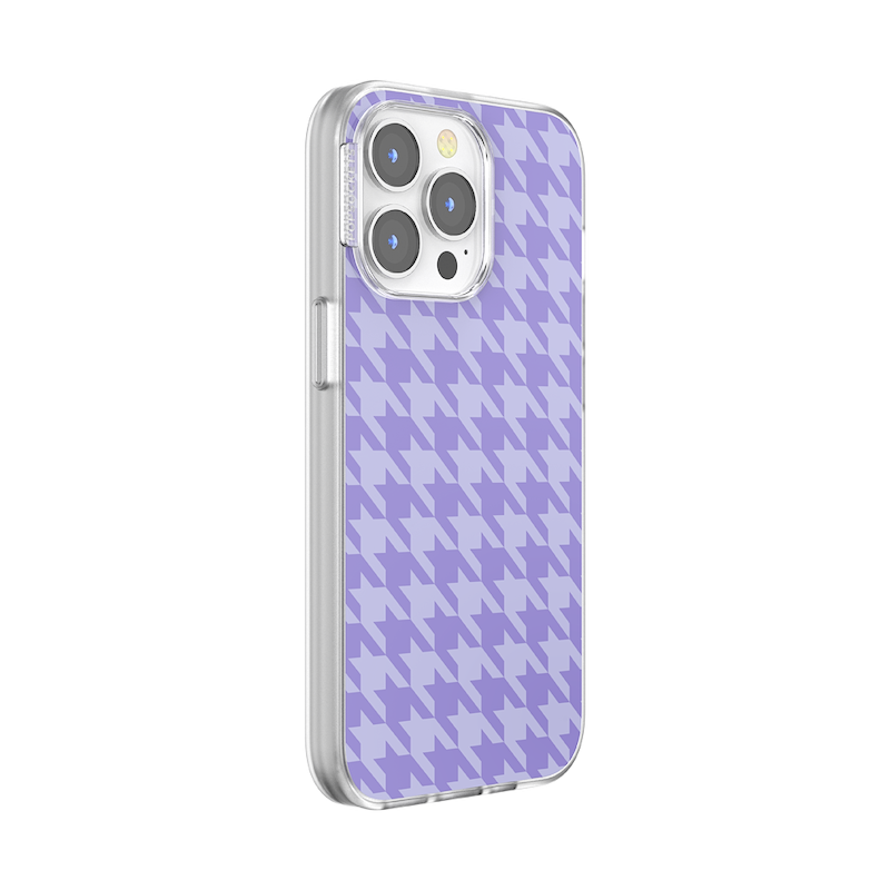 Lilac Houndstooth &mdash; iPhone 13 Pro MagSafe Case image number 1