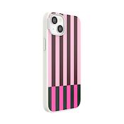 Pop of Pink Stripe &mdash; iPhone 15 Plus MagSafe Case image number 2