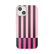 Pop of Pink Stripe &mdash; iPhone 14 MagSafe Case image number 1