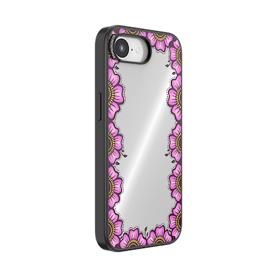 Secondary image for hover Bonita Border Pink &mdash; iPhone 16E MagSafe Case