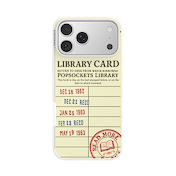 PopSockets Library Card &mdash; iPhone 18 Pro Max MagSafe Case image number 1
