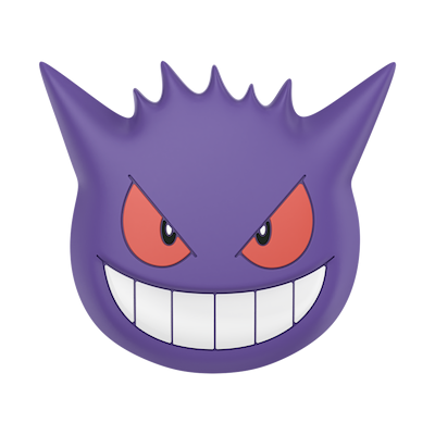 PopOut Gengar Face — Adhesive PopGrip