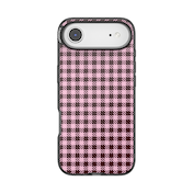Black Cherry Gingham &mdash; iPhone Air MagSafe Case image number 1