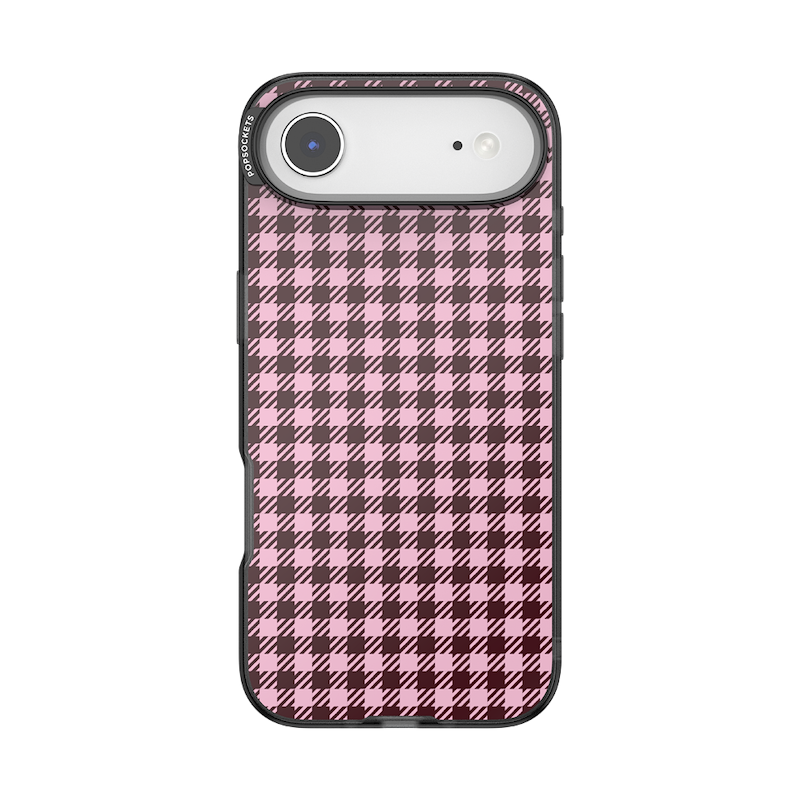 Black Cherry Gingham &mdash; iPhone Air MagSafe Case image number 0