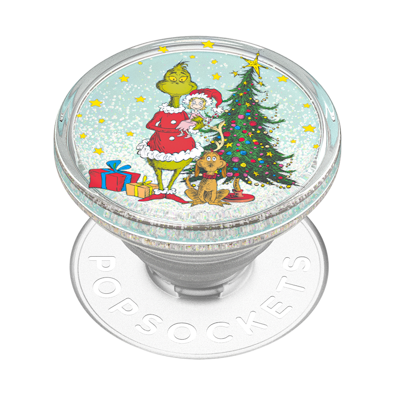 Tidepool Grinch Snow Globe &mdash; Adhesive PopGrip image number 3