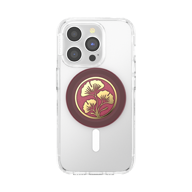 Enamel Ginkgo Oxblood — MagSafe PopGrip image number 4