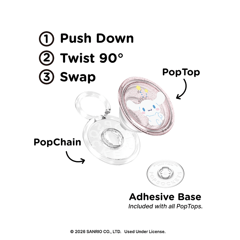 Cinnamoroll Pink Glitter &mdash; PopTop image number 1