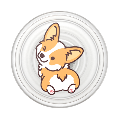 Secondary image for hover PlantCore Translucent Cheeky Corgi — Adhesive PopGrip