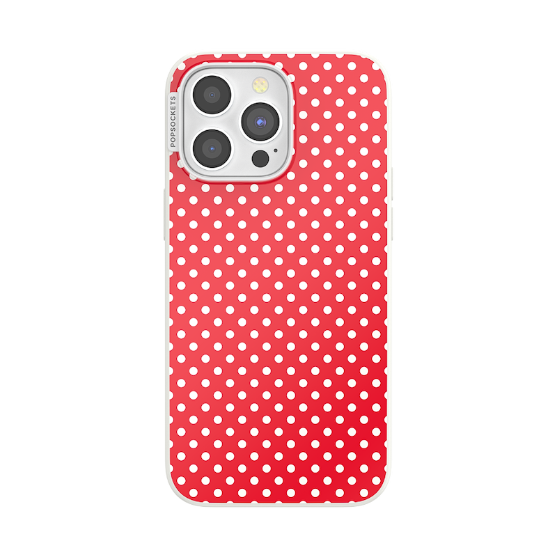 Cherry Red Polka Dot &mdash; iPhone 15 Pro Max MagSafe Case image number 0