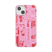 Hot off the Press Pink &mdash; iPhone 14 MagSafe Case image number 1