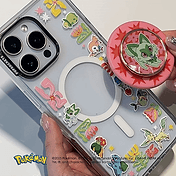 Enamel Sprigatito Stretch &mdash; MagSafe PopGrip image number 3