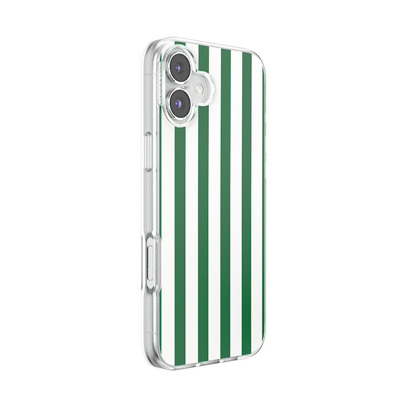 Club Stripe Green &mdash; iPhone 16 Plus MagSafe Case image number 1