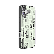 Hot off the Press Black &mdash; iPhone 16 Plus MagSafe Case image number 2