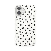 White Mickey Polka Dot &mdash; iPhone 16 Plus MagSafe Case image number 1