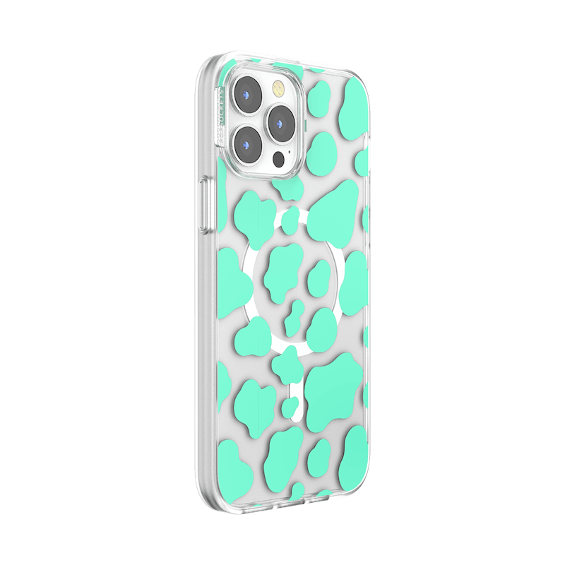 Turquoise Cow Cow &mdash; iPhone 13 Pro Max MagSafe Case image number 1