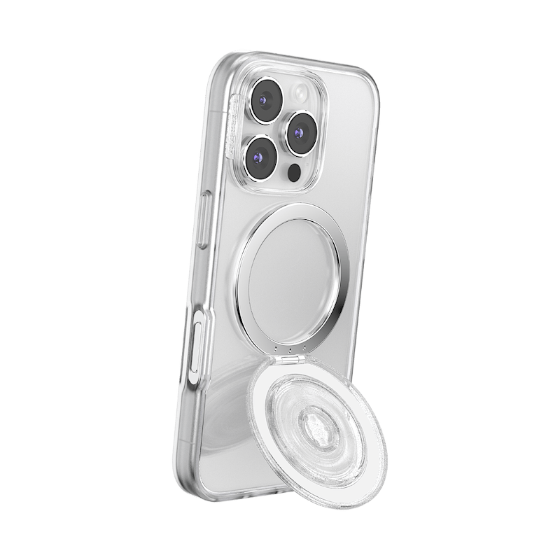 Clear Glitter &mdash; MagSafe Kick-Out Grip & Stand image number 9