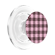 Black Cherry Gingham &mdash; MagSafe PopGrip image number 1
