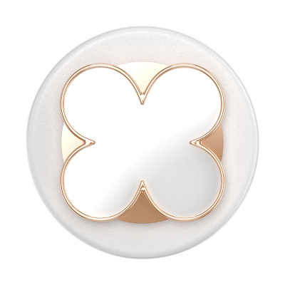 Secondary image for hover Enamel Clover Rose Gold &mdash; MagSafe PopGrip