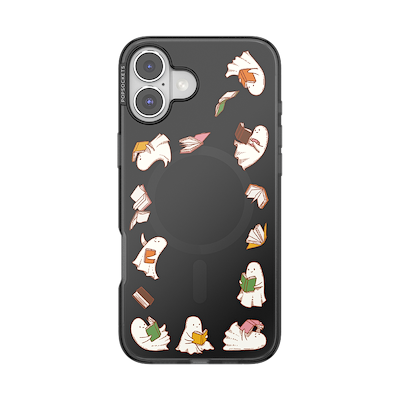 Spooky Book Club Smoke &mdash; iPhone 16 Plus MagSafe Case