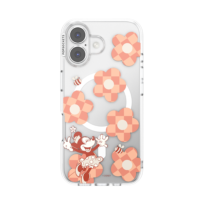 Minnie Checkered Flower &mdash; iPhone 17 MagSafe Case image number 0