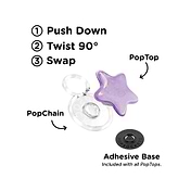 Tidepool Star Squishy Lavender Fog &mdash; PopTop image number 2