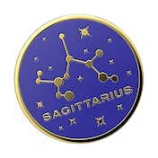 Enamel Sagitarius &mdash; Adhesive PopGrip image number 2