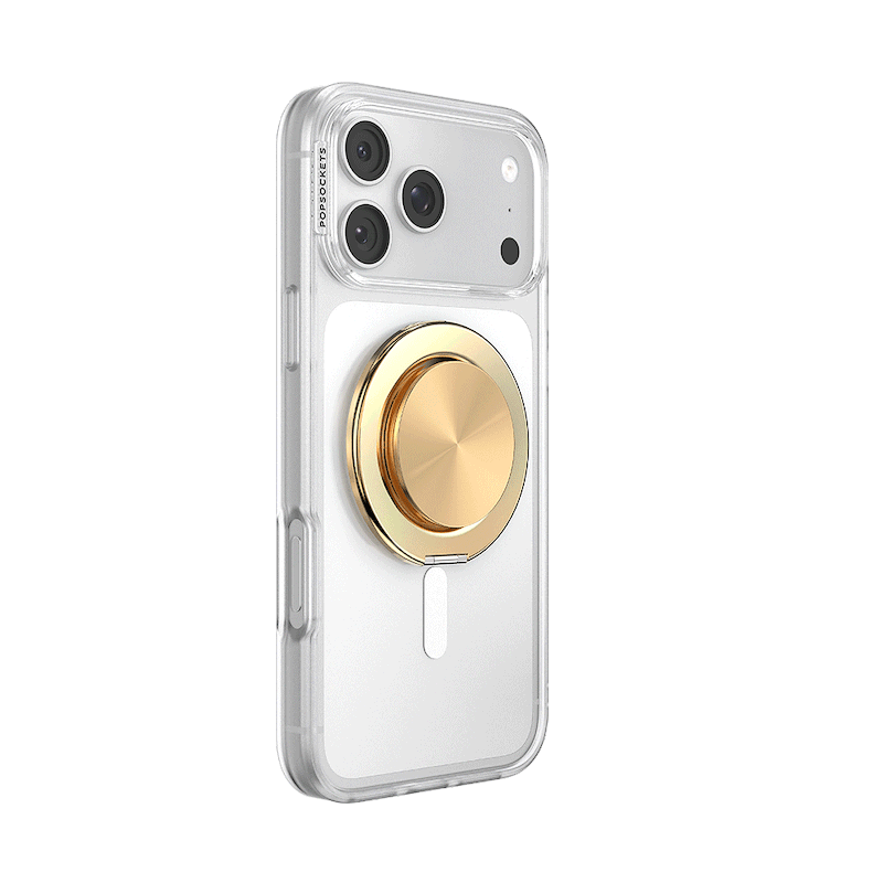 Aluminum Radial Gold &mdash;  MagSafe Kick-Out Grip & Stand image number 1