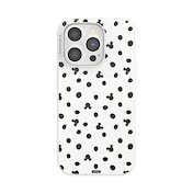 White Mickey Polka Dot &mdash; iPhone 15 Pro MagSafe Case image number 1