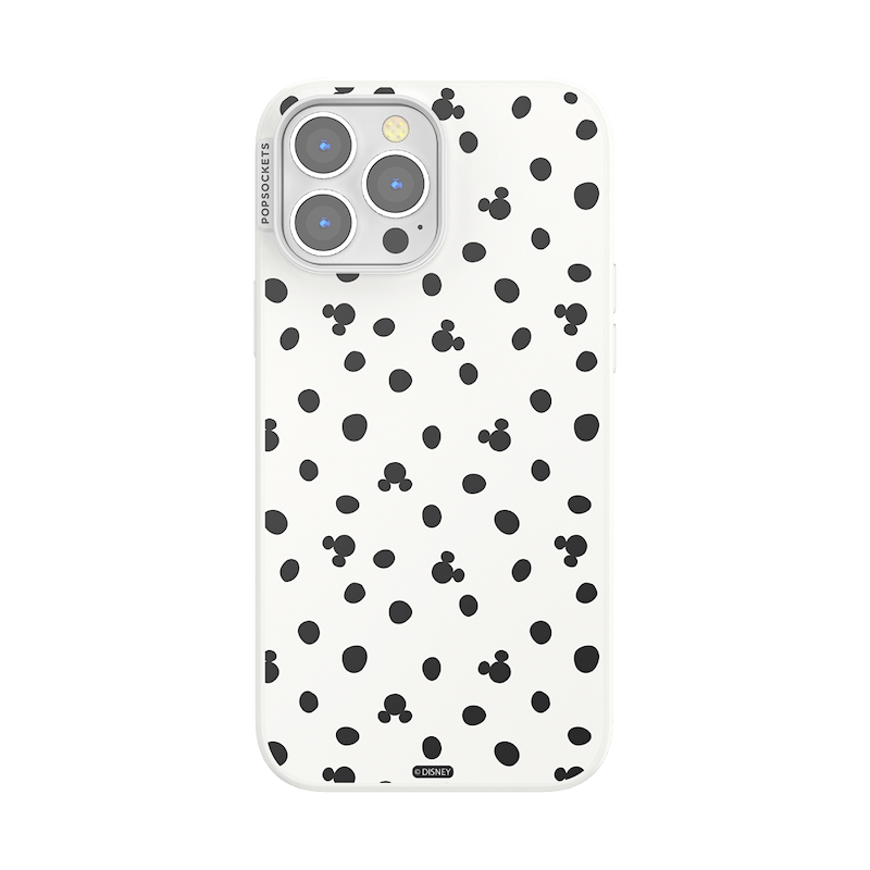 White Mickey Polka Dot &mdash; iPhone 13 Pro Max MagSafe Case image number 0