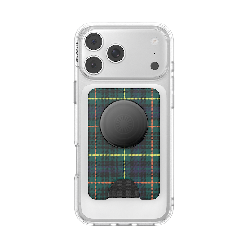 Classic Tartan Green &mdash; MagSafe PopWallet+ image number 5
