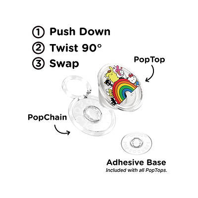 Secondary image for hover Over The Rainbow Hello Kitty &mdash;  PopTop