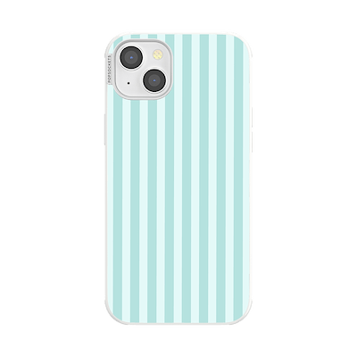 Mint Stripes &mdash; iPhone 14 Plus MagSafe Case