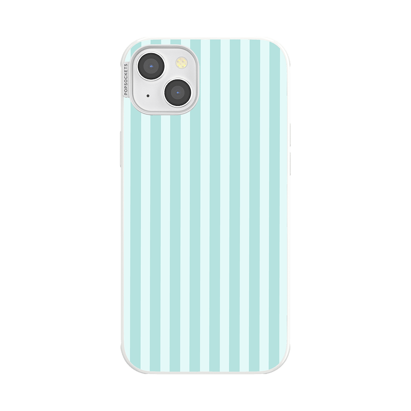 Mint Stripes &mdash; iPhone 14 Plus MagSafe Case image number 0