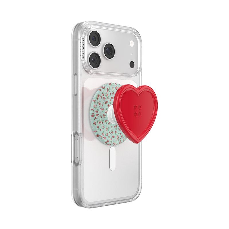 Resin Button Heart &mdash; MagSafe PopGrip image number 9