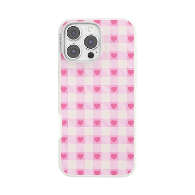 Blush Gingham &mdash; iPhone 16 Pro Max MagSafe Case