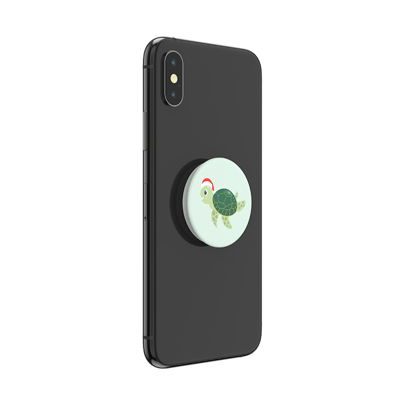 Santa Turtle — Adhesive PopGrip image number 3